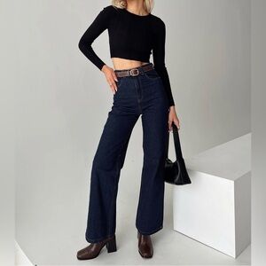 Princess Polly Zephee Dark Wash Jeans